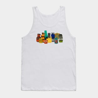 Mid mod pottery collection horizontal Tank Top